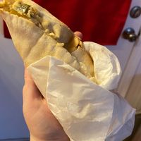 Baba Ghanouj Wrap (packaged to-go) at Shawkat's Mediterranean in Tulsa