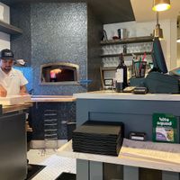 Pizza oven at Lucile Pizza & Wine Bar in Sarasota