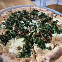 Mushroom truffle pizza #Veganuary at Lucile Pizza & Wine Bar in Sarasota