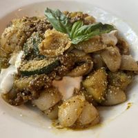 Pasta with cream & truffle sauce  #Veganuary at Lucile Pizza & Wine Bar in Sarasota