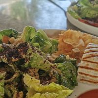 Ceasar Salad and Uburito at Healthy Ubud in Canggu