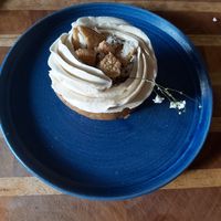 London Fog cupcake at Alfalfa Bakehouse in Victoria