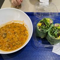 Sopa 😋 e wrap  at Base Camp Eatery in Yosemite Valley