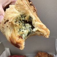 Yes, vegan spinach and cheez pastry ❤️ at SPLIT Bakehouse in La Mesa