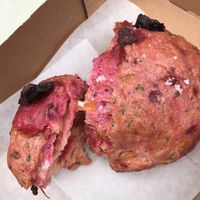 The beet sage mozzarella butter biscuit  at SPLIT Bakehouse in La Mesa