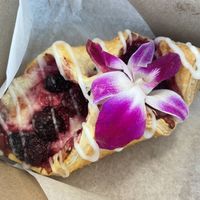 Blackberry Lychee Pocket  at SPLIT Bakehouse in La Mesa