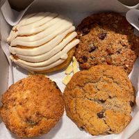 selection of baked goods   at SPLIT Bakehouse in La Mesa