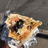 Vegan supreme burrito  at Taco Boys  in San Francisco