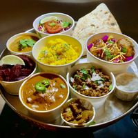 4 Curry Thaali with Golden Tatties  at  Honest Supper Club in Leeds