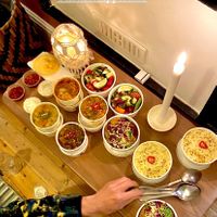 The feast  at  Honest Supper Club in Leeds