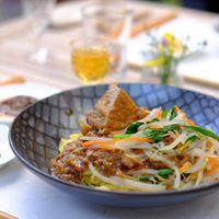 Vegan Lunch Set at Rengetsutei in Tokyo