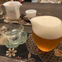 “冰鎮普洱茶" at Rengetsutei in Tokyo