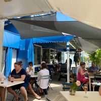 Charming dining space  at Beachwood Cafe in Yamba