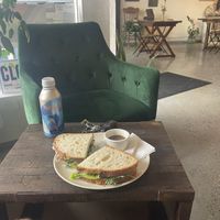 Amazing Mod Lang sandwiche  at The Green House in Oceanside