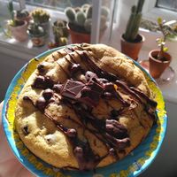 Vegan chocolate orange cookie at Bele Brownies & Co in New Mills