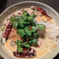 This is the most delicious red curry at Ladybird Restaurant & Bar in Main Beach