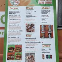 Regular menu  at Veg Out - Food Truck in Surrey