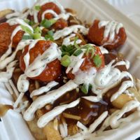 Chick'n buffalo poutine   at Veg Out - Food Truck in Surrey