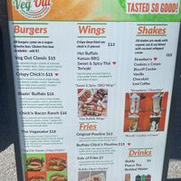 Summer 2026 Menu  at Veg Out - Food Truck in Surrey