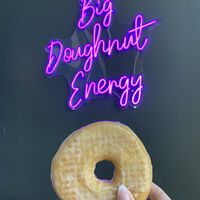 Big Doughnut Energy for vegan doughnuts! at Glazy Susan in Worcester