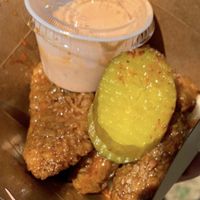 Hot honey chicken  at Lettuce Feast in Los Angeles