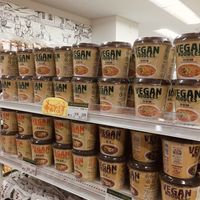 Vegan cup noodles at Ambika in Tokyo