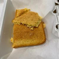 Corn bread  at Our Vegan Corner in Syracuse
