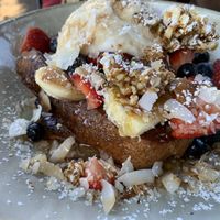 Vegan French toast  Beyond words. So so so good! at Black Bear Cafe in Bellingen