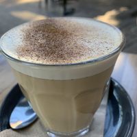 Dandelion latte. So good! at Black Bear Cafe in Bellingen