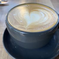 Delicious coffee too! at Black Bear Cafe in Bellingen