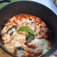 Gnocchi. Stuck to the skillet and sauce was bland   at Vegan Planet in Miami