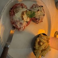 Vegan chick’n parmesan   at Vegan Planet in Miami