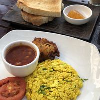 Vegan breakfast   at Slam Dunk Sandwich Co in Siem Reap