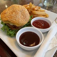 Vegan cheeseburger, $6 (from the hotel menu)  at Slam Dunk Sandwich Co in Siem Reap