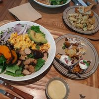 vegan scramble eggs at Pig in the Garden - Gangnam in Seoul