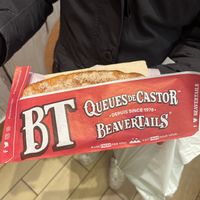Cinnamon sugar   at BeaverTails in Banff