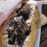 Beaver Tail - Topping vanilla Icing & Oreo   at BeaverTails in Banff