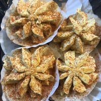 Vegan hard-boiled “eggs"  at Minglewood Bake Shop in Richmond
