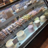 Bakery case  at Minglewood Bake Shop in Richmond