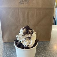 Oreo sundae  at Minglewood Bake Shop in Richmond