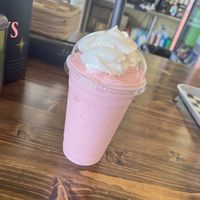 Strawberry milkshake   at Minglewood Bake Shop in Richmond