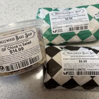 My 2 favorite wraps and the “Chicken salad"  at Minglewood Bake Shop in Richmond