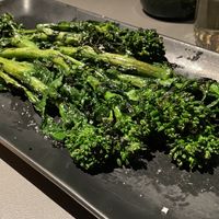 Broccoli rabe was excellent   at Faubourg in Montclair