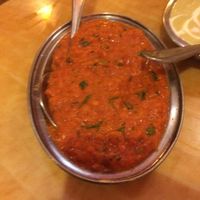 Eggplant and tomato at Delhi Darbar in Xian
