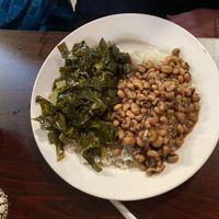 Black-eyed peas and collards at KraVegan in Jacksonville