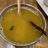 Veg soup at The South Indian in Gothenburg