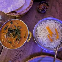 Chettinad masala with okra at The South Indian in Gothenburg