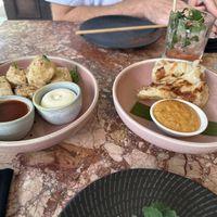 Salt and Pepper Tofu and Roti  at Bang Bang Noosa in Noosa Heads