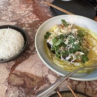 Fragrant Yellow Curry and Jasmine Rice  at Bang Bang Noosa in Noosa Heads