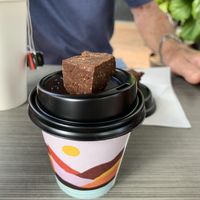 Coffee and fudge  at Olakino Noosa Heads in Noosa Heads
